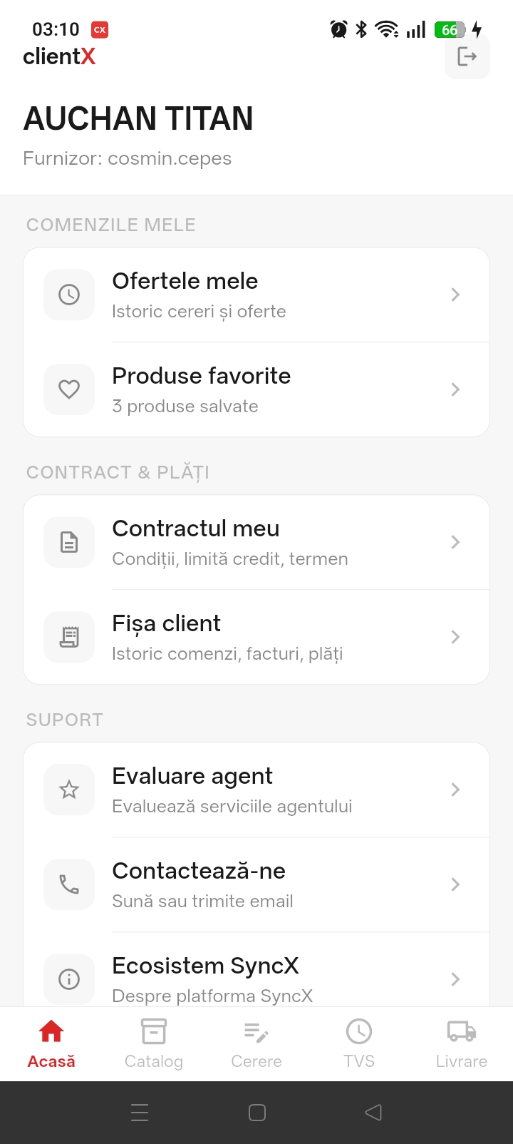 ClientX Home
