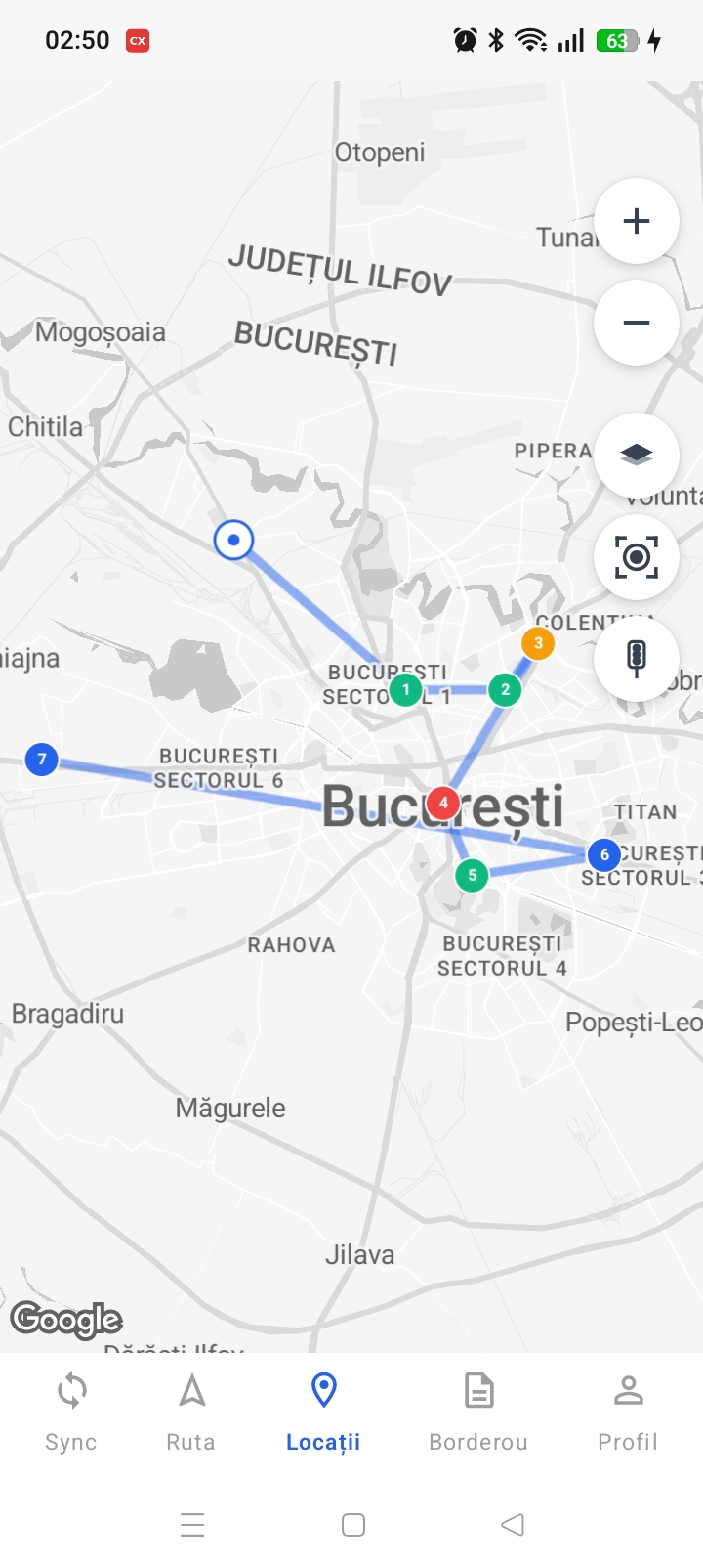 DriverX Ruta